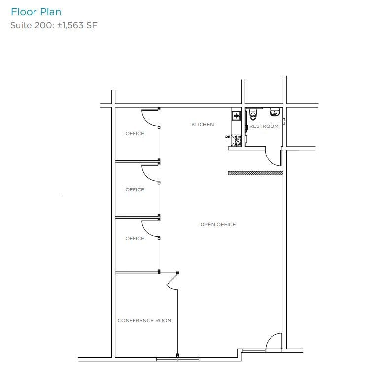425 N Whisman Rd, Mountain View, CA 94043 - Unité 425-200 - - Plan d’étage - Image 1 of 1