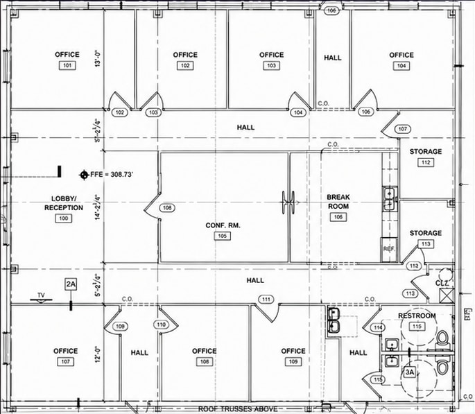 105 Shipwash Dr, Garner, NC à louer Plan d’étage- Image 1 de 2