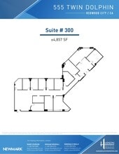 555 Twin Dolphin Dr, Redwood City, CA for lease Floor Plan- Image 1 of 1