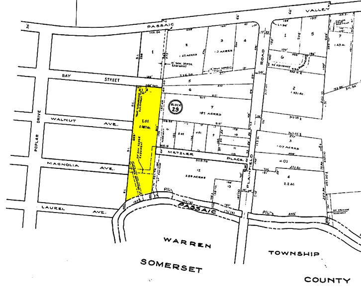 1 Bay St, Stirling, NJ à louer - Plan cadastral - Image 2 de 5