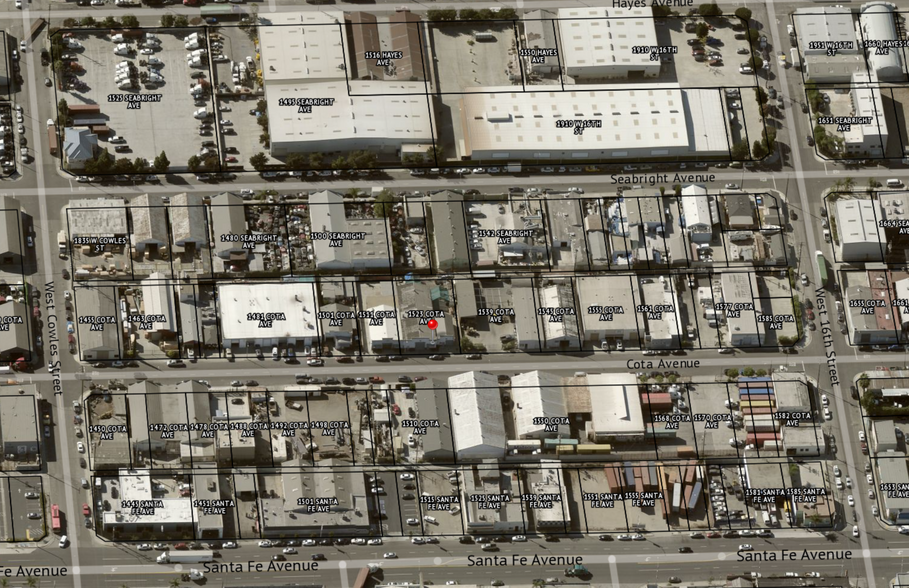 1523 Cota Ave, Long Beach, CA for sale - Aerial - Image 2 of 6