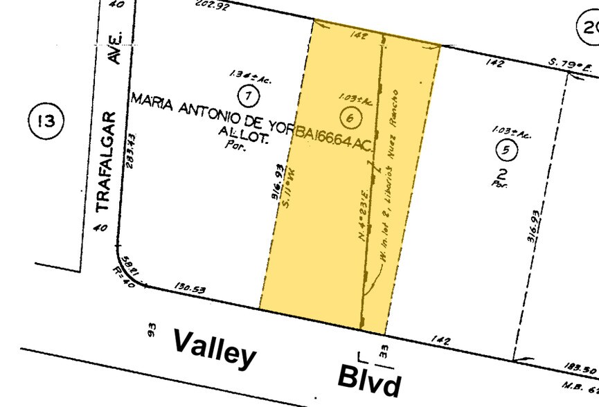 18421 E Valley Blvd, City of Industry, CA for sale - Plat Map - Image 3 of 3