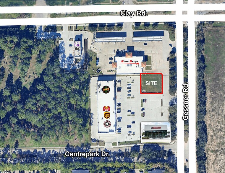 4135 Gessner Rd, Houston, TX for lease - Site Plan - Image 2 of 3