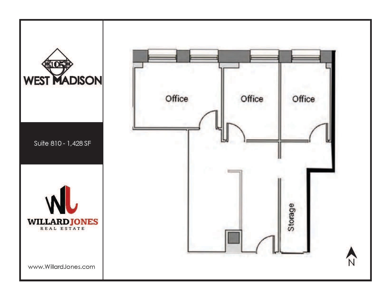 105 W Madison St, Chicago, IL for lease Floor Plan- Image 1 of 1