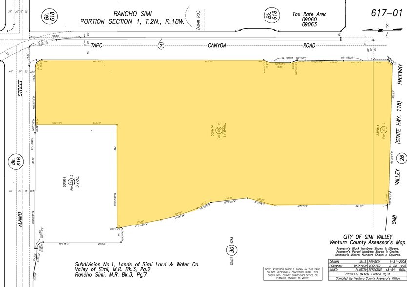 2619-2795 Tapo Canyon Rd, Simi Valley, CA à louer - Plan cadastral - Image 1 de 2