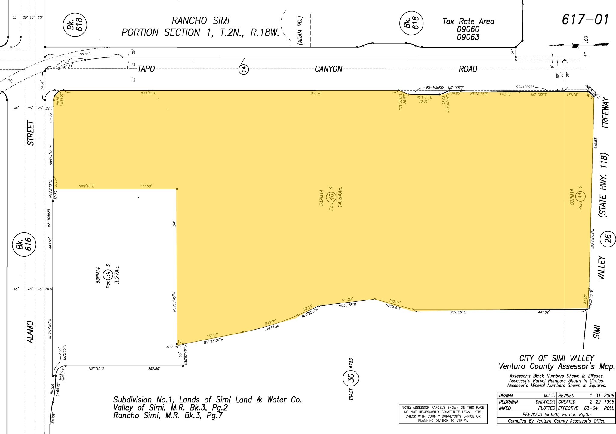 2619-2795 Tapo Canyon Rd, Simi Valley, CA à louer Plan cadastral- Image 1 de 3