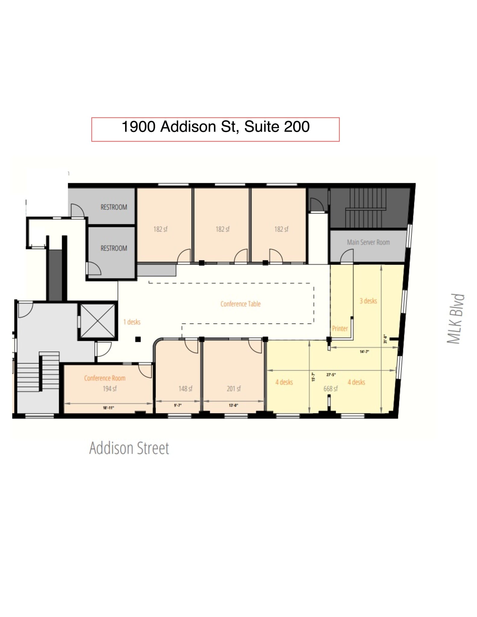 1900 Addison St, Berkeley, CA for lease Site Plan- Image 1 of 9