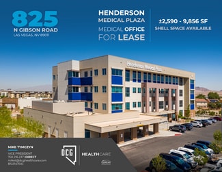 Plus de détails pour 825 N Gibson Rd, Henderson, NV - Médical à louer