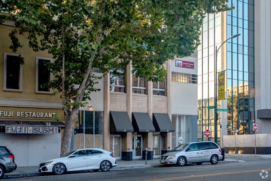 62-66 W Santa Clara St, San Jose, CA à louer - Photo du bâtiment - Image 2 de 5