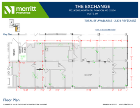 1122 Kenilworth Dr, Towson, MD for lease Floor Plan- Image 1 of 1