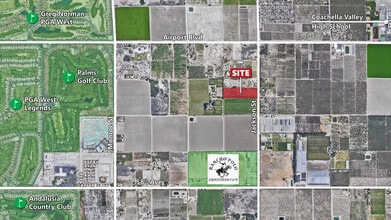 Jackson St, Thermal, CA - Aérien Vue de la carte