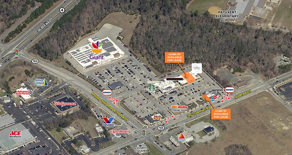 11738 Rousby Hall Rd, Lusby, MD à louer - Aérien - Image 3 de 10
