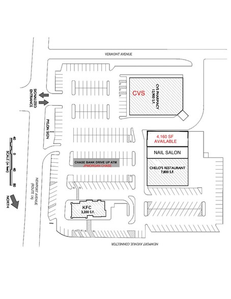 45-63 Newport Ave, East Providence, RI à louer - Plan de site - Image 3 de 4