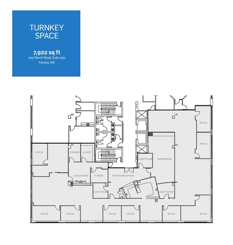 505 March Rd, Ottawa, ON for lease Floor Plan- Image 1 of 1