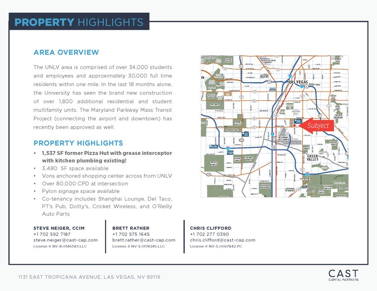 1131 E Tropicana Ave, Las Vegas, NV à louer - Photo du bâtiment - Image 2 de 7