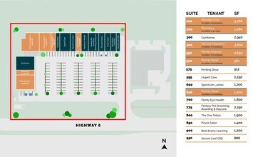 5201 Hwy 6, Missouri City, TX à louer Plan de site- Image 1 de 1