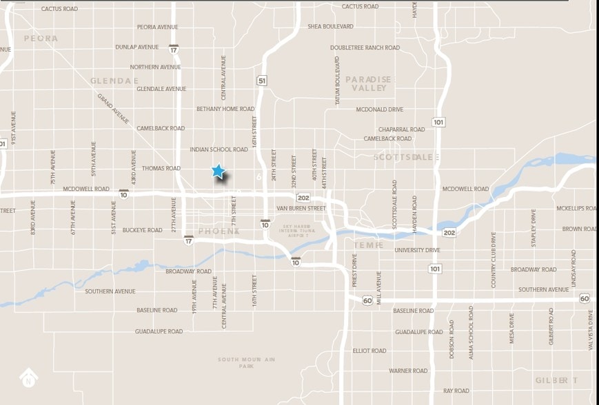 333 W Thomas Rd, Phoenix, AZ à louer - Aérien - Image 3 de 23