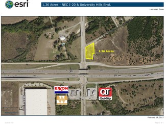 Plus de détails pour 4400 N University Hills Blvd, Lancaster, TX - Terrain à vendre