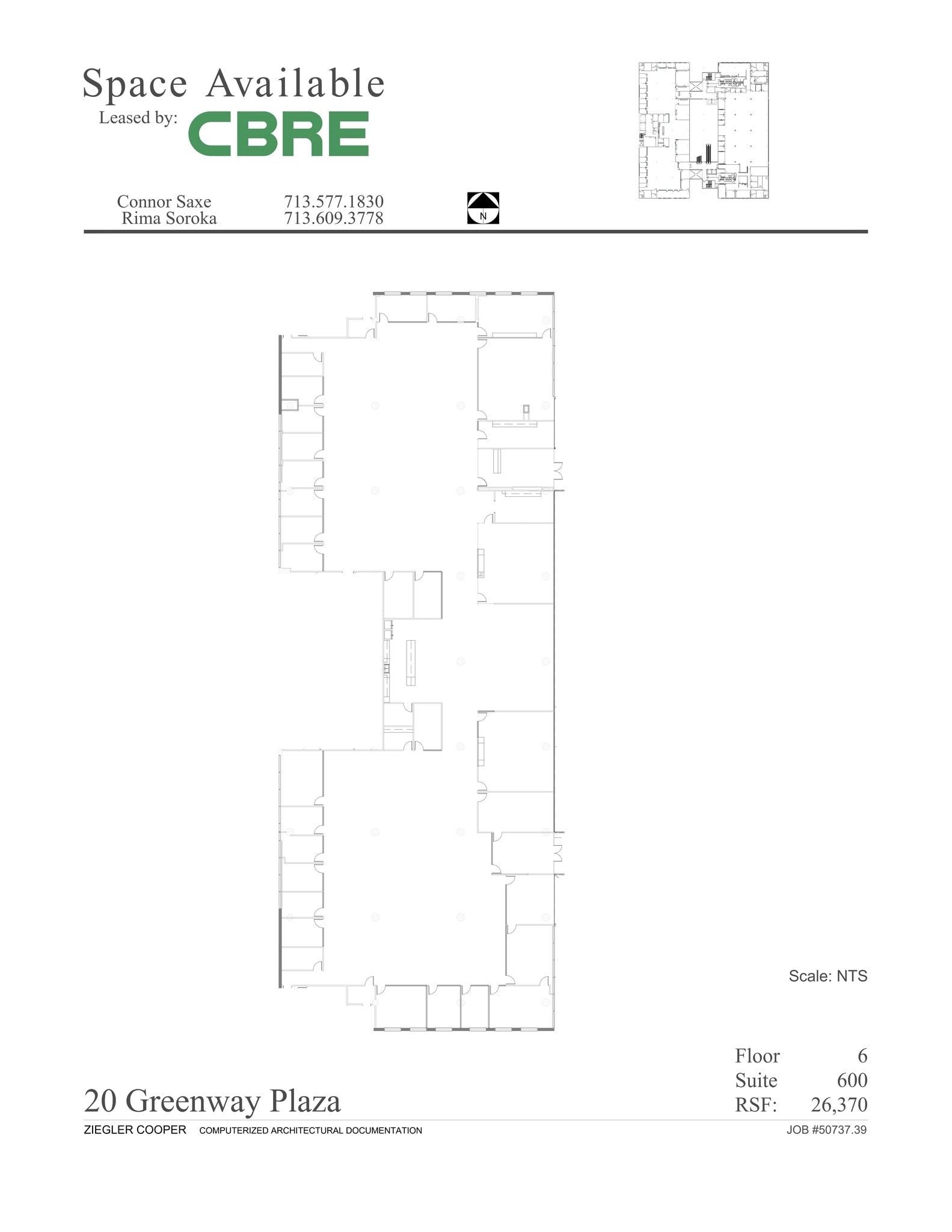 20 Greenway Plz, Houston, TX for lease Site Plan- Image 1 of 1