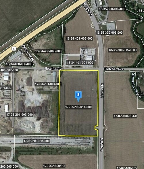 8301 Fletcher Ave, Lincoln, NE à vendre - Plan cadastral - Image 2 de 2