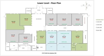 1717 W 6th Ave, Spokane, WA for lease Interior Photo- Image 1 of 7
