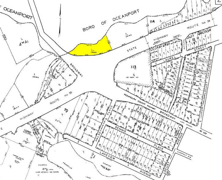 2 Meridian Rd, Eatontown, NJ à louer - Plan cadastral - Image 2 de 3
