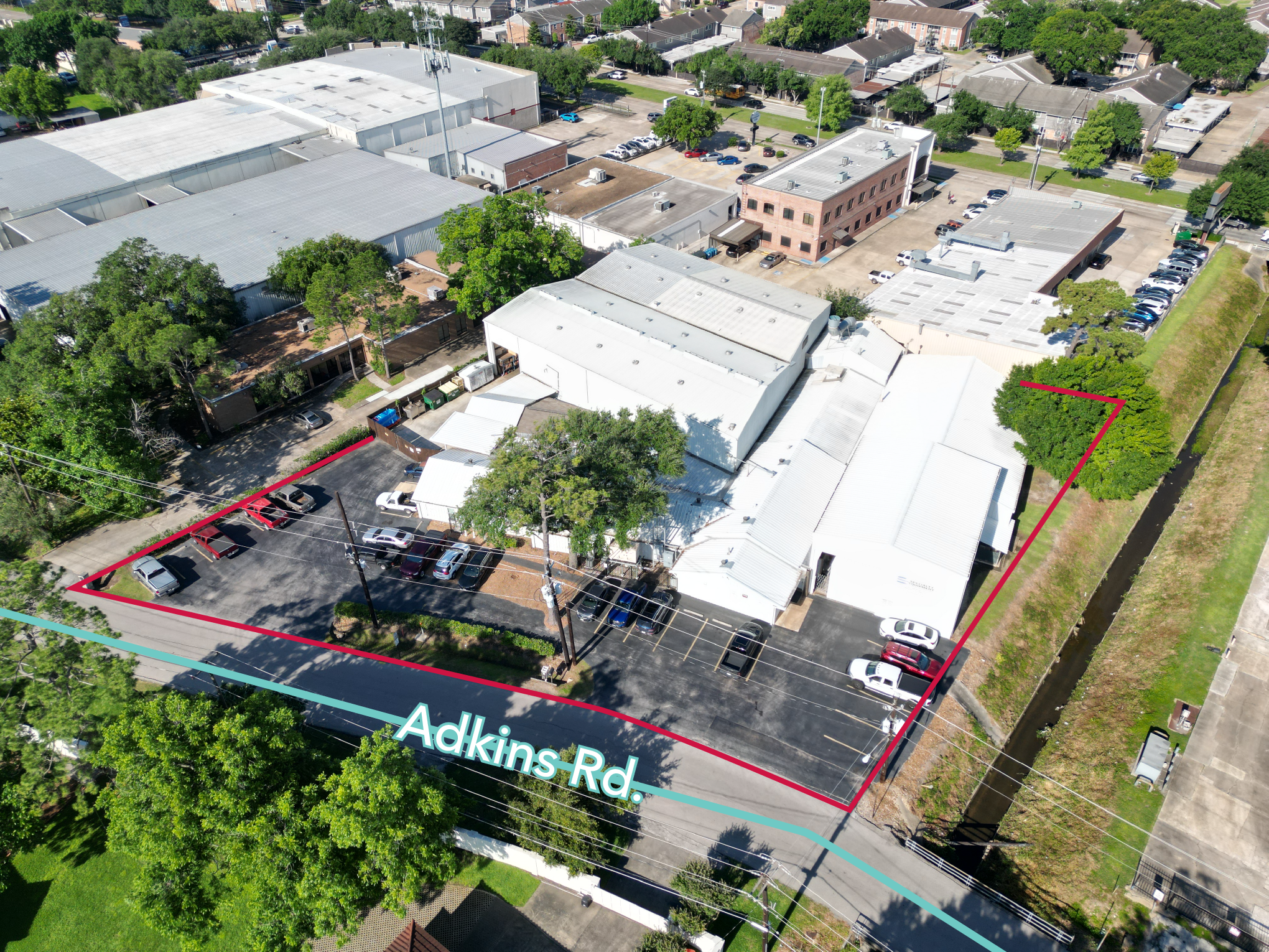 1221 Adkins Rd, Houston, TX for lease Aerial- Image 1 of 4