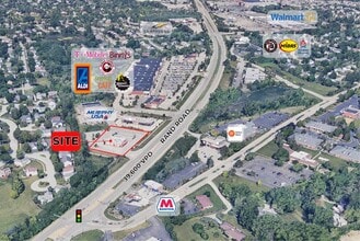 1095 S Rand Rd, Lake Zurich, IL - AÉRIEN  Vue de la carte