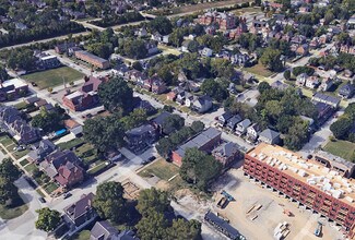 1169 E Mound St, Columbus, OH - Aérien Vue de la carte