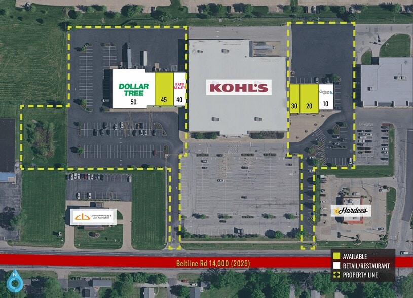 611-623 Belt Line Rd, Collinsville, IL for lease - Site Plan - Image 2 of 7