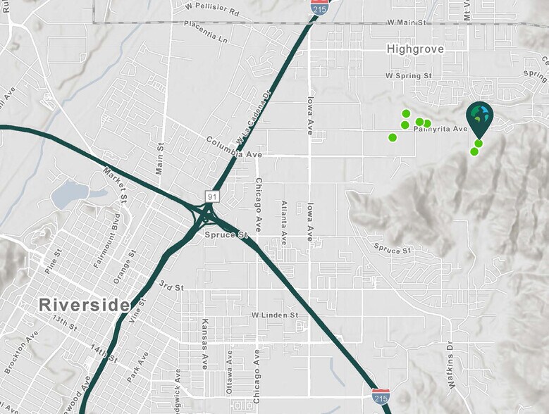 1188 Mount Vernon Ave, Riverside, CA à louer - Aérien - Image 2 de 2