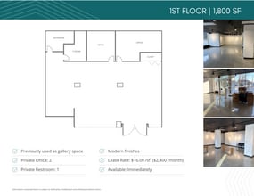 5-25 E Van Buren St, Joliet, IL à louer Plan d’étage- Image 1 de 5