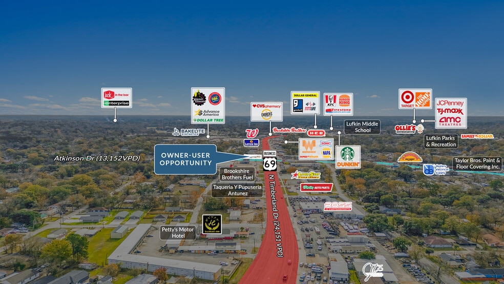 712 N Timberland Dr, Lufkin, TX for sale - Building Photo - Image 3 of 5