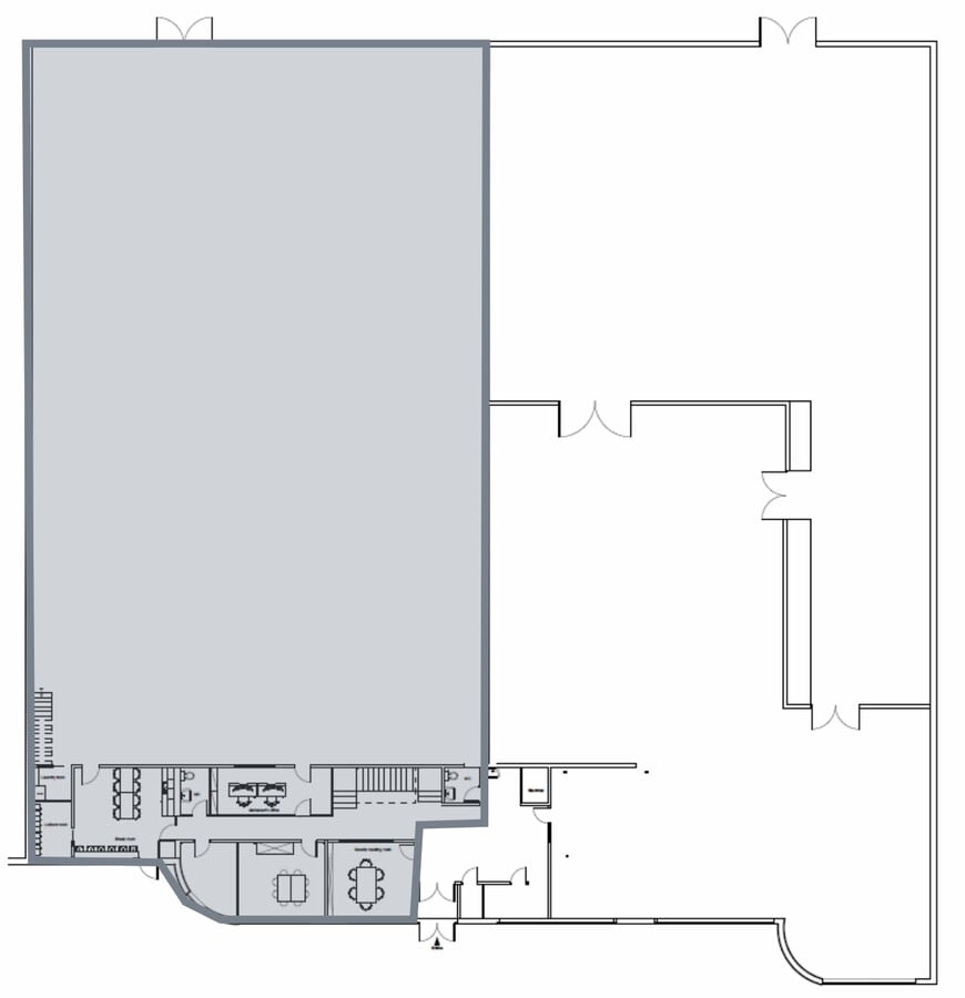 7524-7550 Ch De La Côte-de-Liesse, Montréal, QC H4P 1A9 - Unit 7540 -  - Floor Plan - Image 1 of 6
