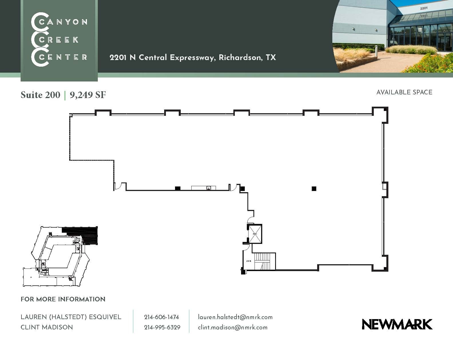 2201 N Central Expy, Richardson, TX à vendre Plan d’étage- Image 1 de 1