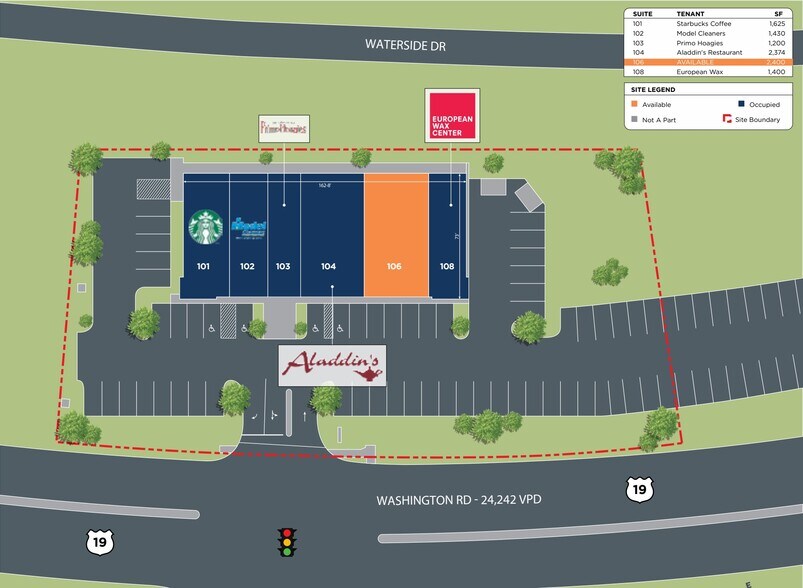 4080 Washington Rd, McMurray, PA à louer - Plan de site - Image 2 de 2