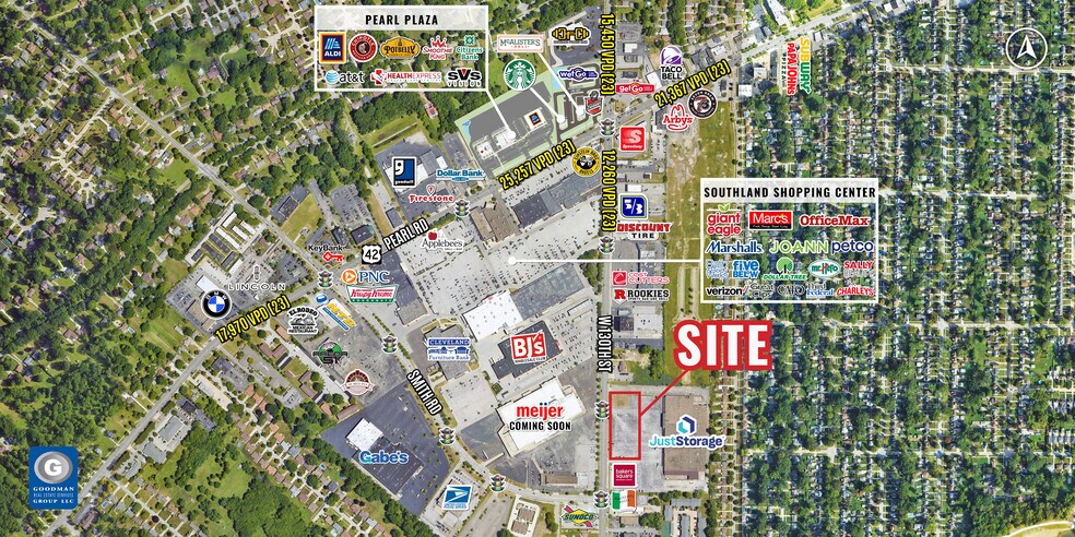 Parma Heights Outlots portfolio of 3 properties for sale on LoopNet.ca - Aerial - Image 2 of 3