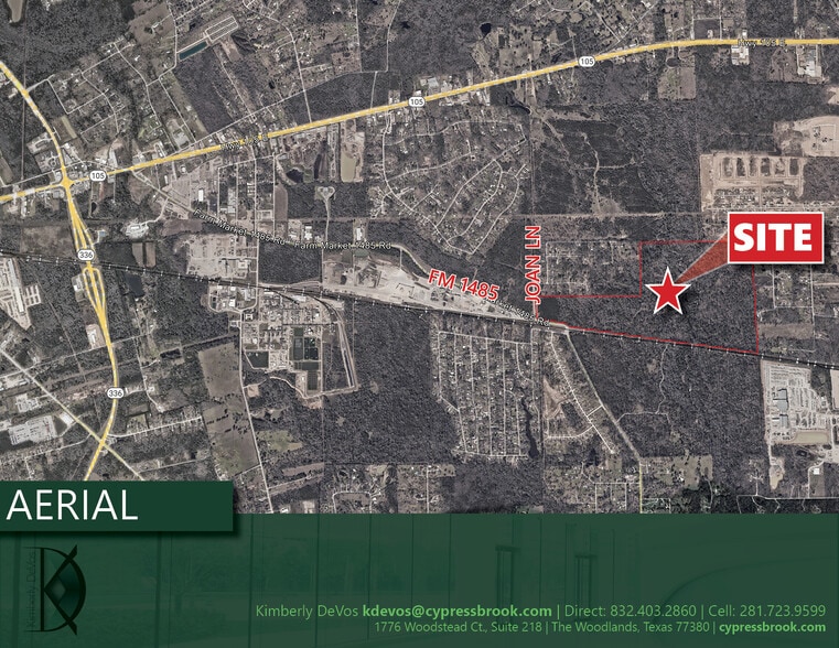 FM 1485 & Joan Ln, Conroe, TX for sale - Building Photo - Image 3 of 5