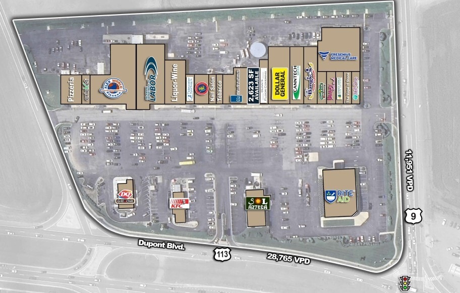 12-40 Georgetown Plz, Georgetown, DE à louer - Plan de site - Image 2 de 11