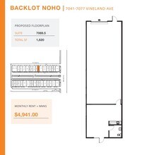 7041-7057 1/2 Vineland Ave, North Hollywood, CA for lease Floor Plan- Image 1 of 1