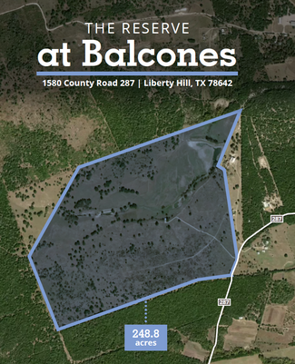 Plus de détails pour 1580 County Road 287, Liberty Hill, TX - Terrain à vendre