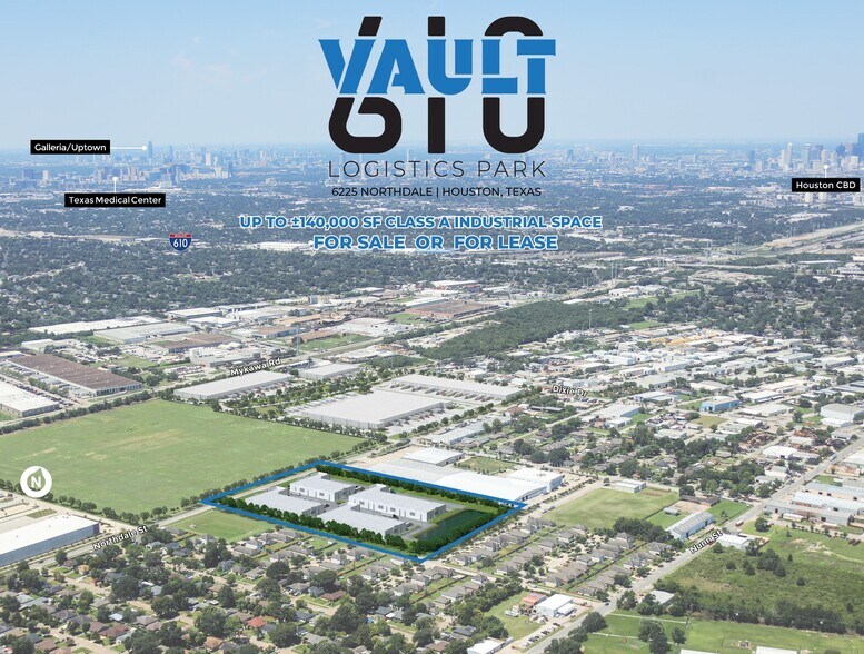 6225 Northdale St, Houston, TX for lease - Building Photo - Image 1 of 5