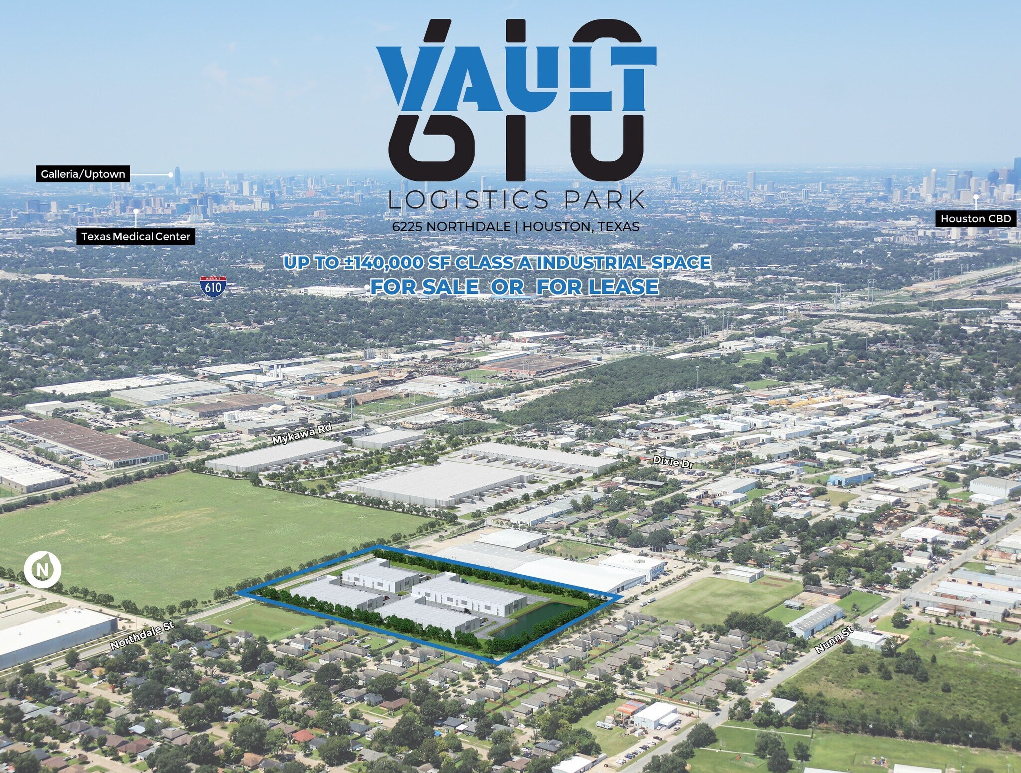 6225 Northdale St, Houston, TX à louer Photo du bâtiment- Image 1 de 6