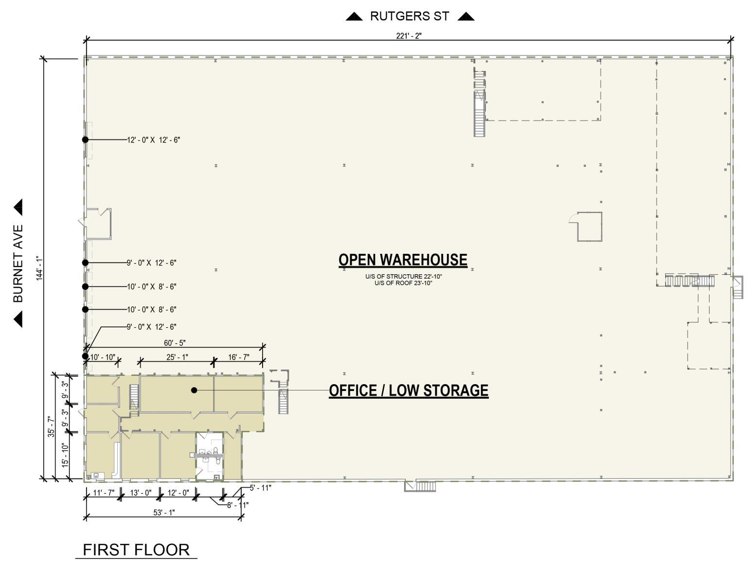 1835 Burnet Ave, Union Township, NJ à louer Plan d’étage- Image 1 de 1
