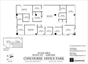 6350 LBJ Fwy, Dallas, TX for lease Floor Plan- Image 1 of 2