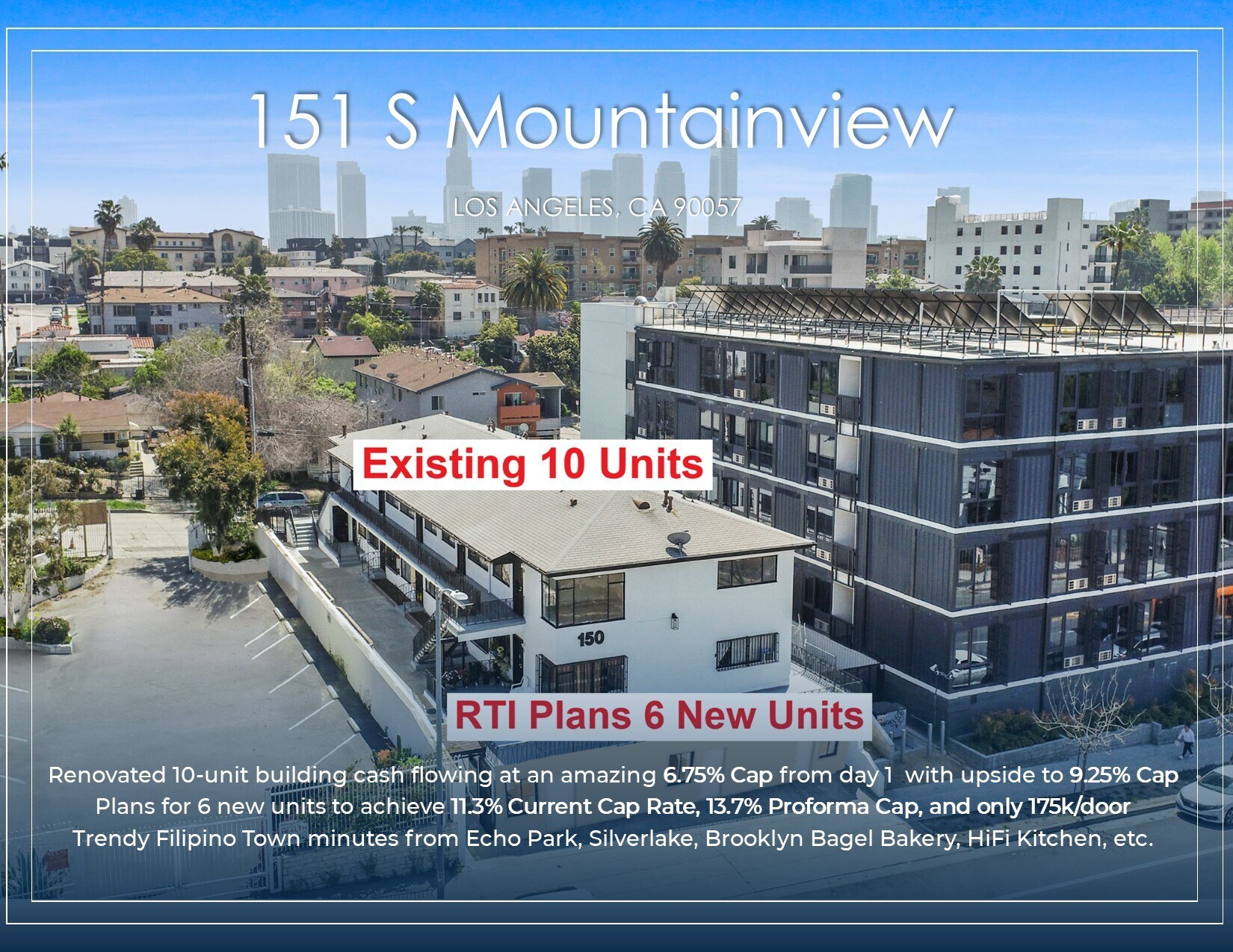 151 S Mountain Vw, Los Angeles, CA à vendre Photo du bâtiment- Image 1 de 18