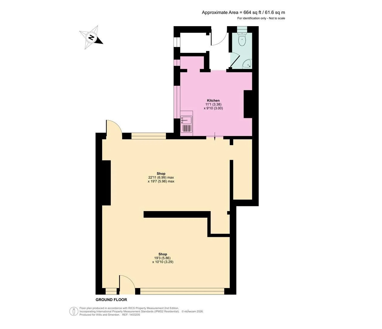 3 Station Parade, East Horsley à louer Plan d’étage- Image 1 de 1