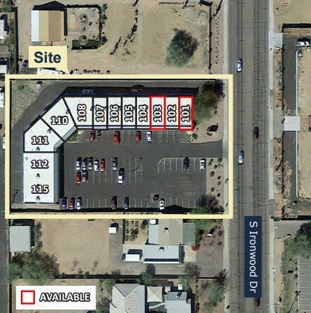 288/264 N Ironwood Dr, Apache Junction, AZ for lease - Site Plan - Image 3 of 5