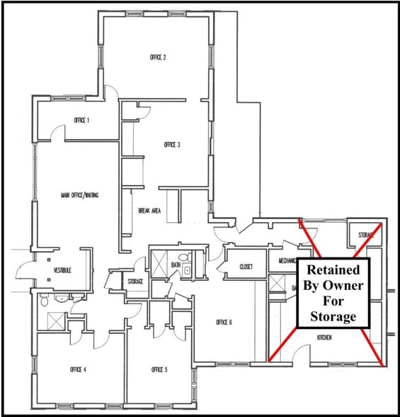 4907 Oleander Dr, Wilmington, NC à louer - Plan d’étage - Image 2 de 5
