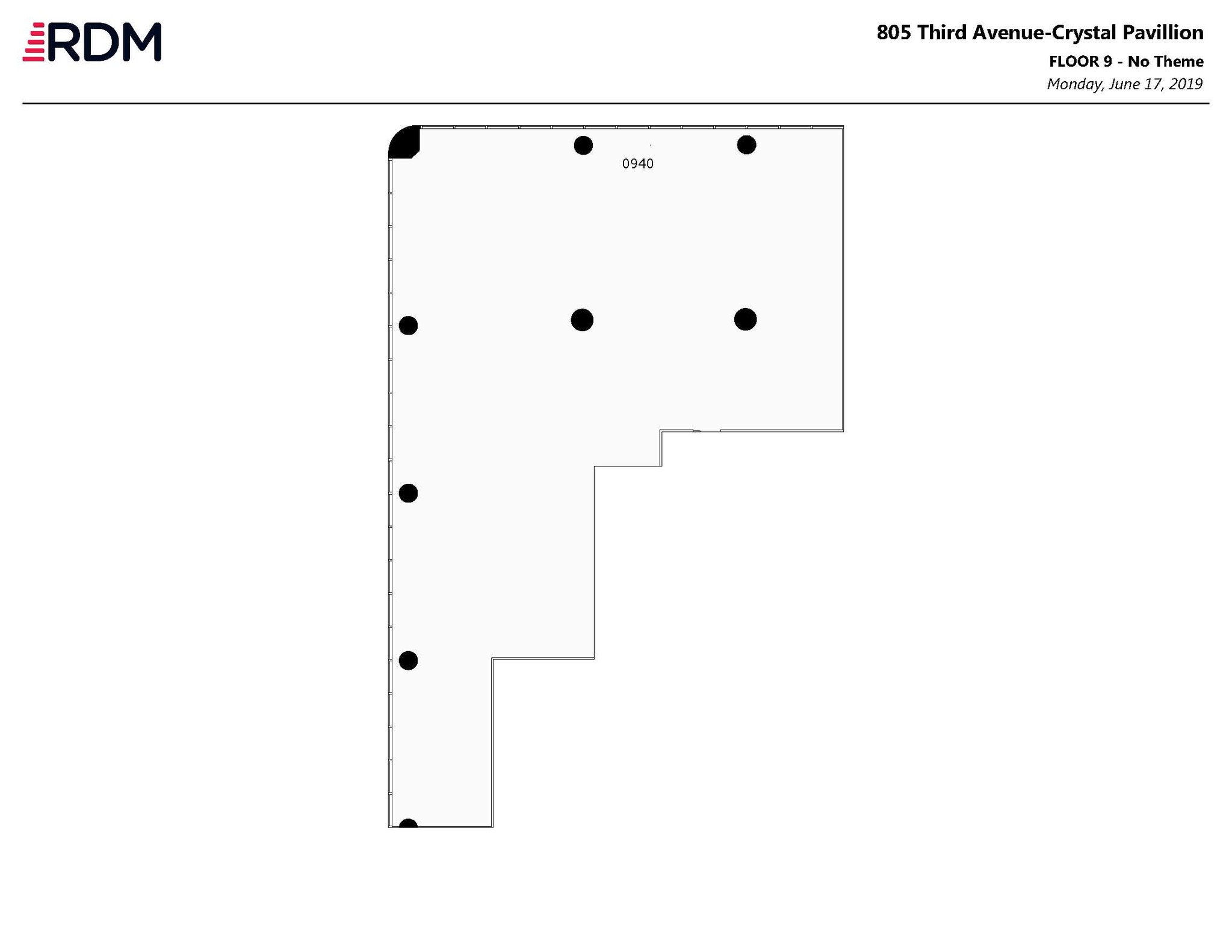 805 Third Ave, New York, NY à louer Plan d  tage- Image 1 de 1